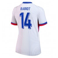 Camiseta Francia Adrien Rabiot #14 Segunda Equipación Replica Eurocopa 2024 para mujer mangas cortas